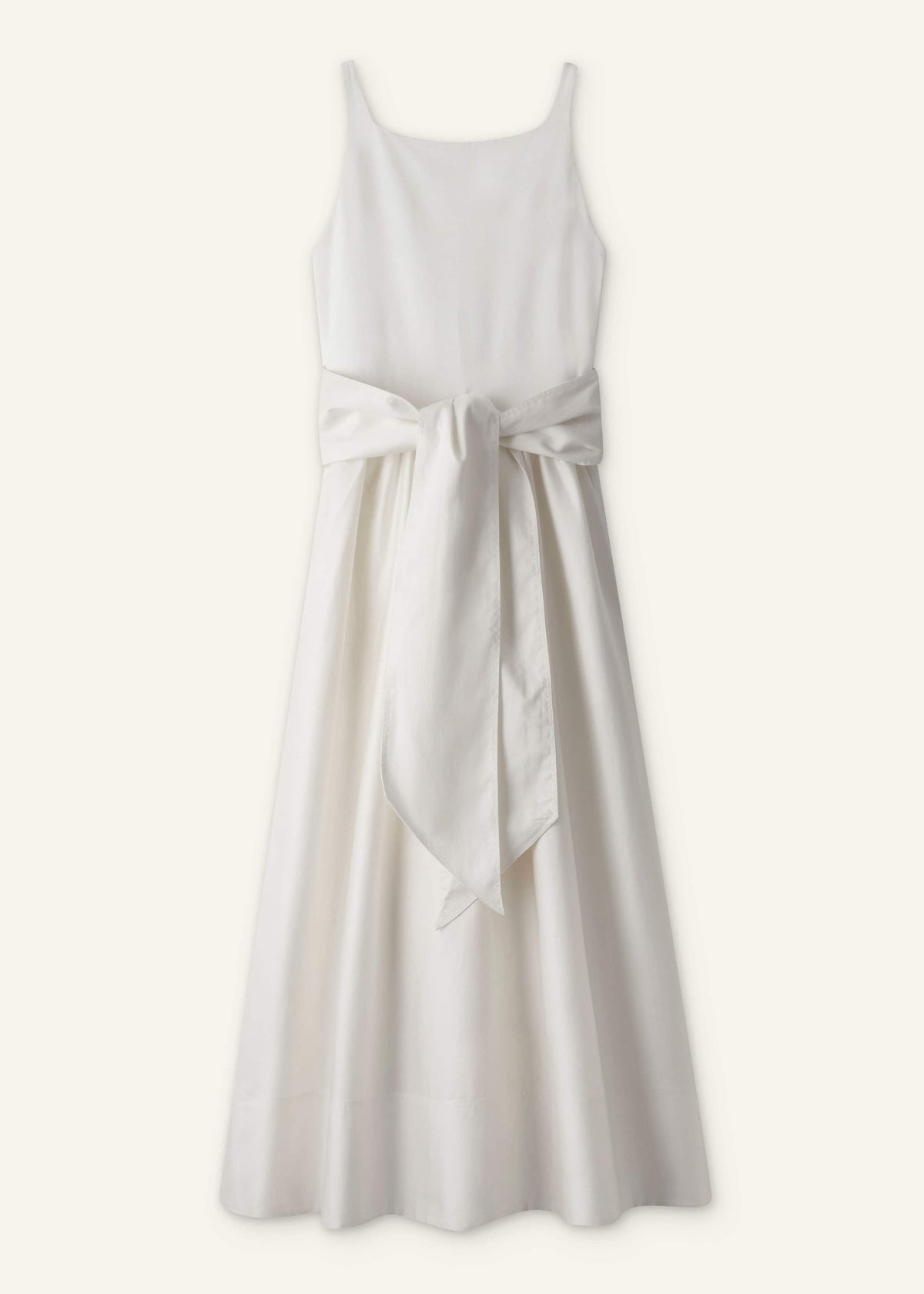 ME+EM Clothing Cream Fit + Flare Maxi Dress