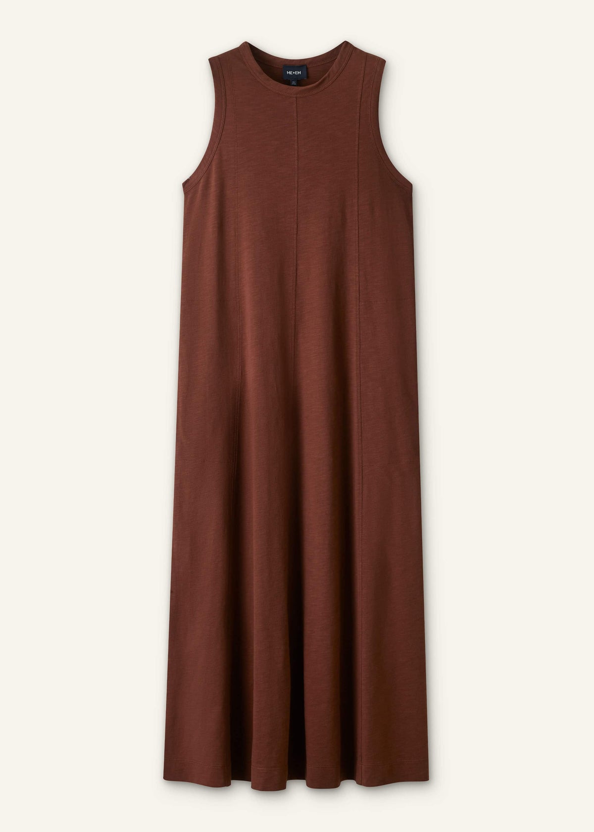 ME+EM Clothing Cinnamon Brown Maxi Swing Dress