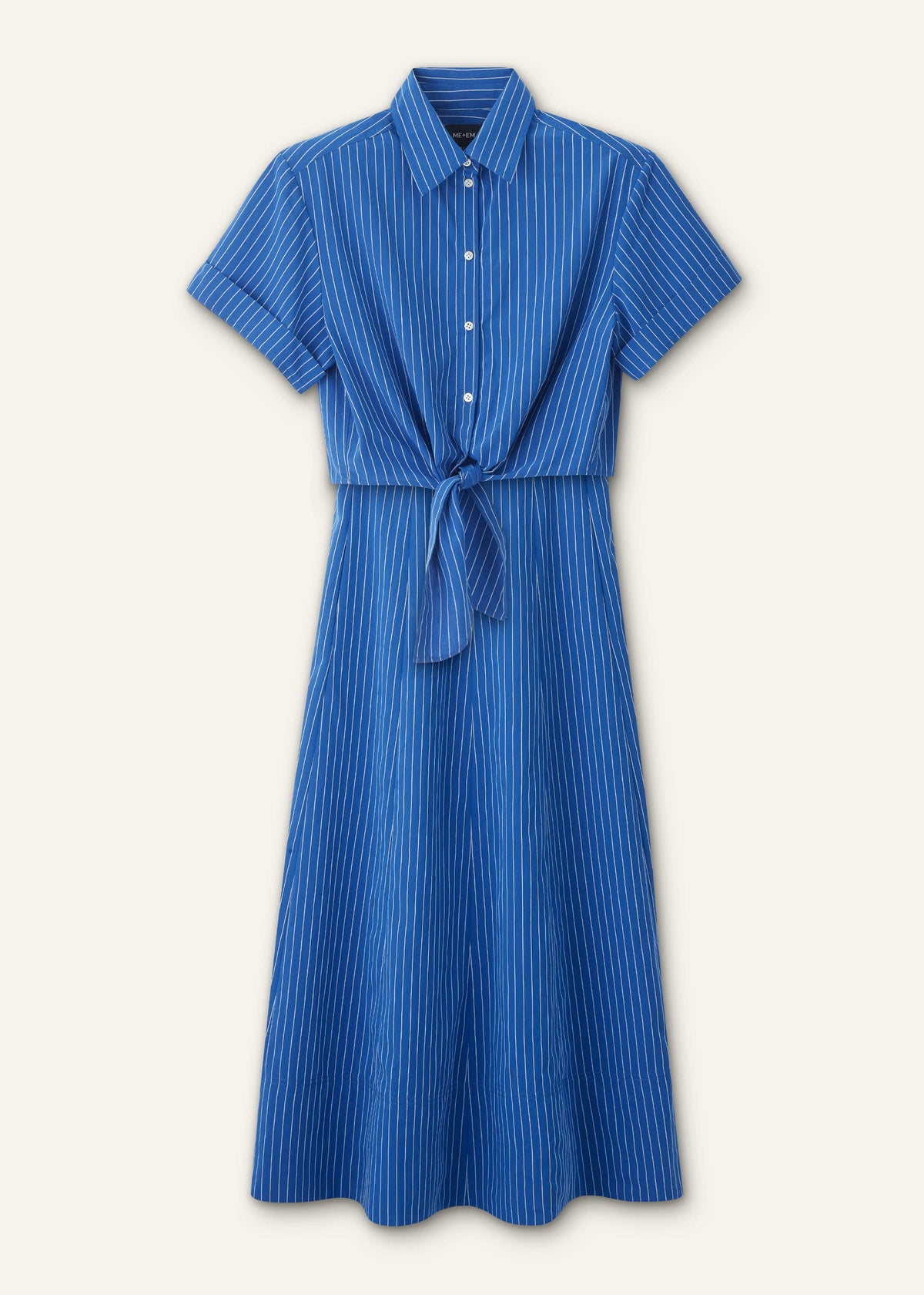 ME+EM Clothing Blue 2-In-1 Fit + Flare Maxi Dress