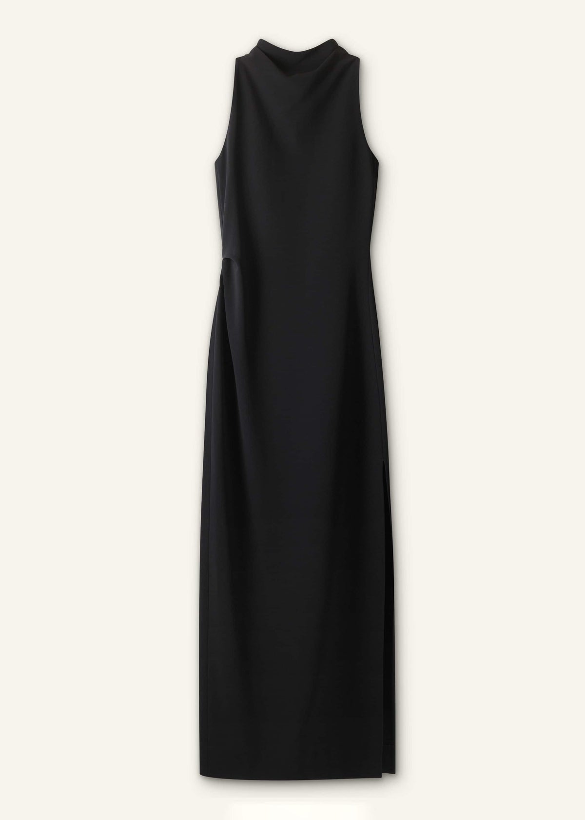 ME+EM Clothing Black Draped Full Length Dress