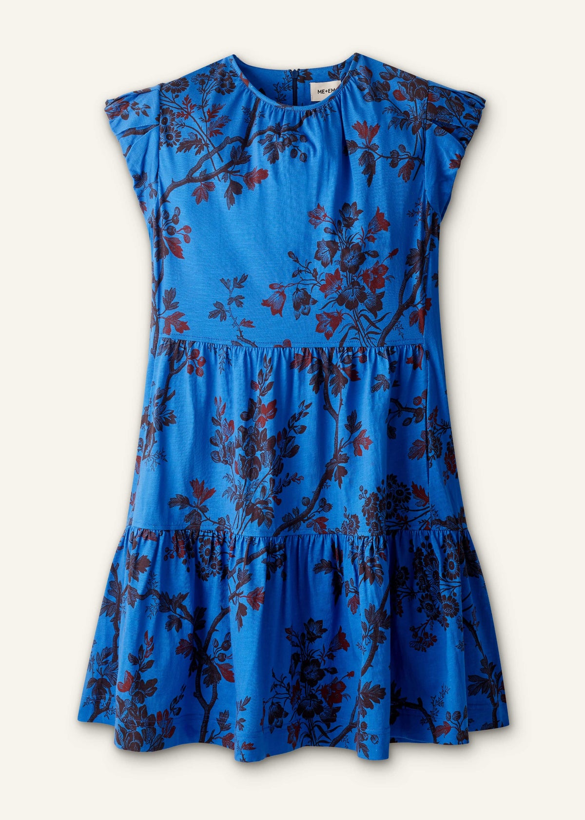 ME+EM Clothing Blue Short Swing Dress