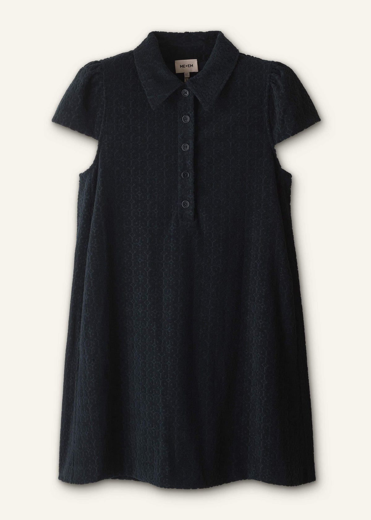 ME+EM Clothing Navy Mini Swing Dress
