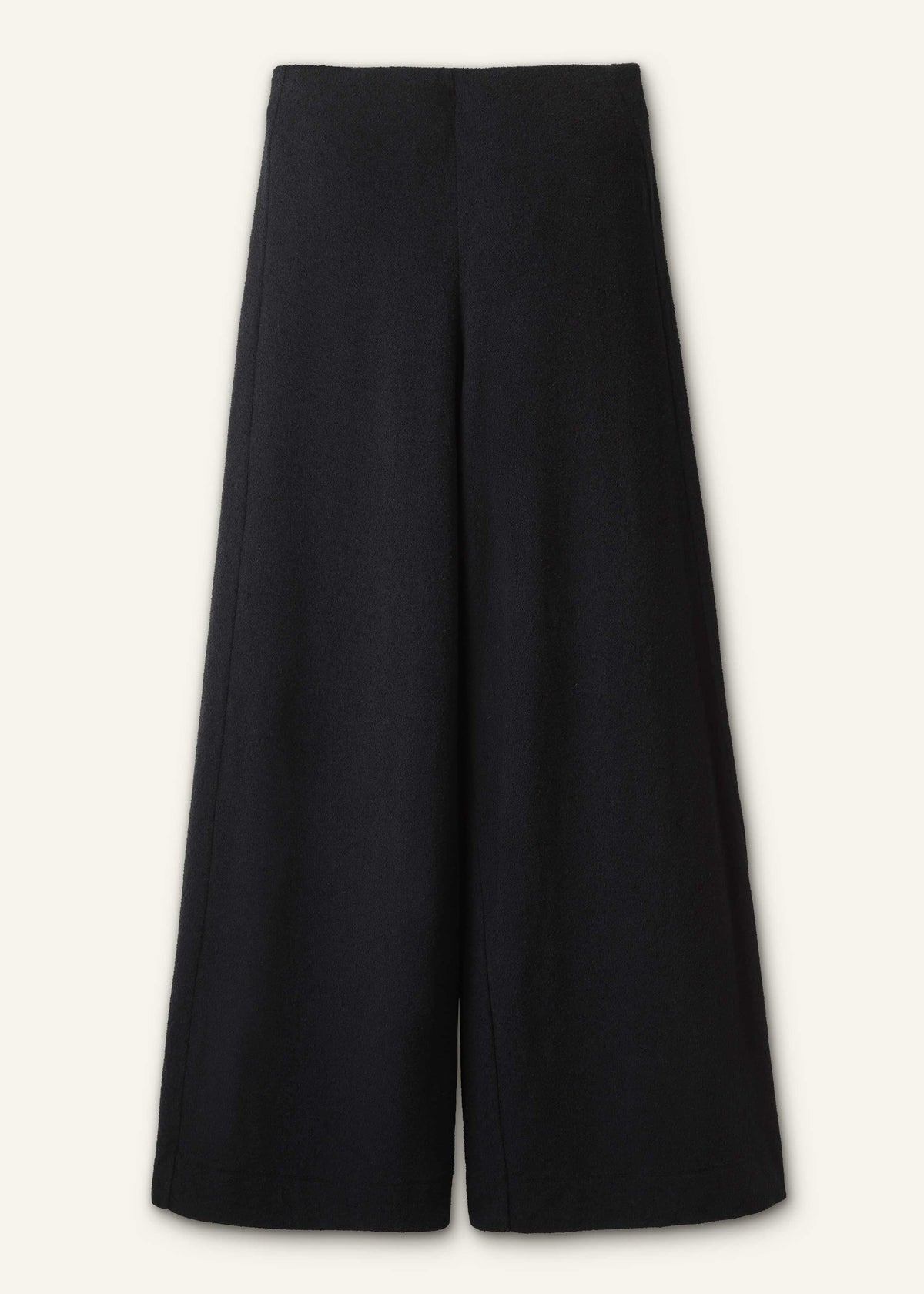 ME+EM Clothing Black Textured Wide-Leg Palazzo Pant