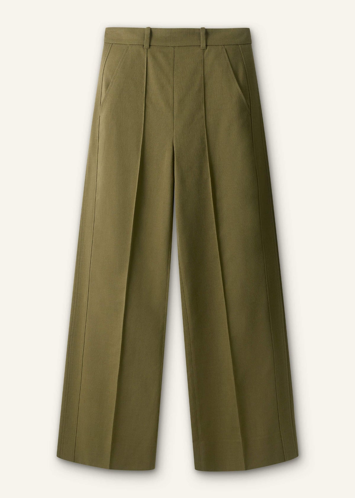 ME+EM Clothing Olive Green Forever Wide-Leg Pant