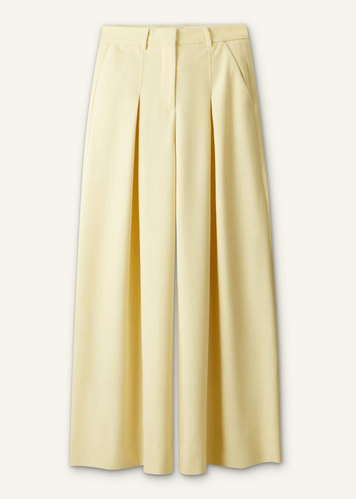 ME+EM Clothing Yellow Very Wide-Leg Pant