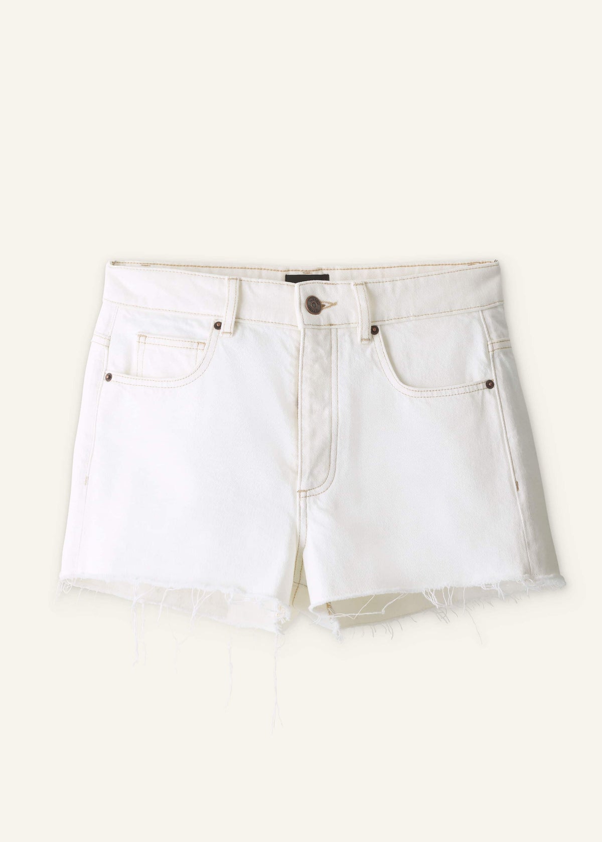 ME+EM Clothing Ecru Classic Cut Off Short