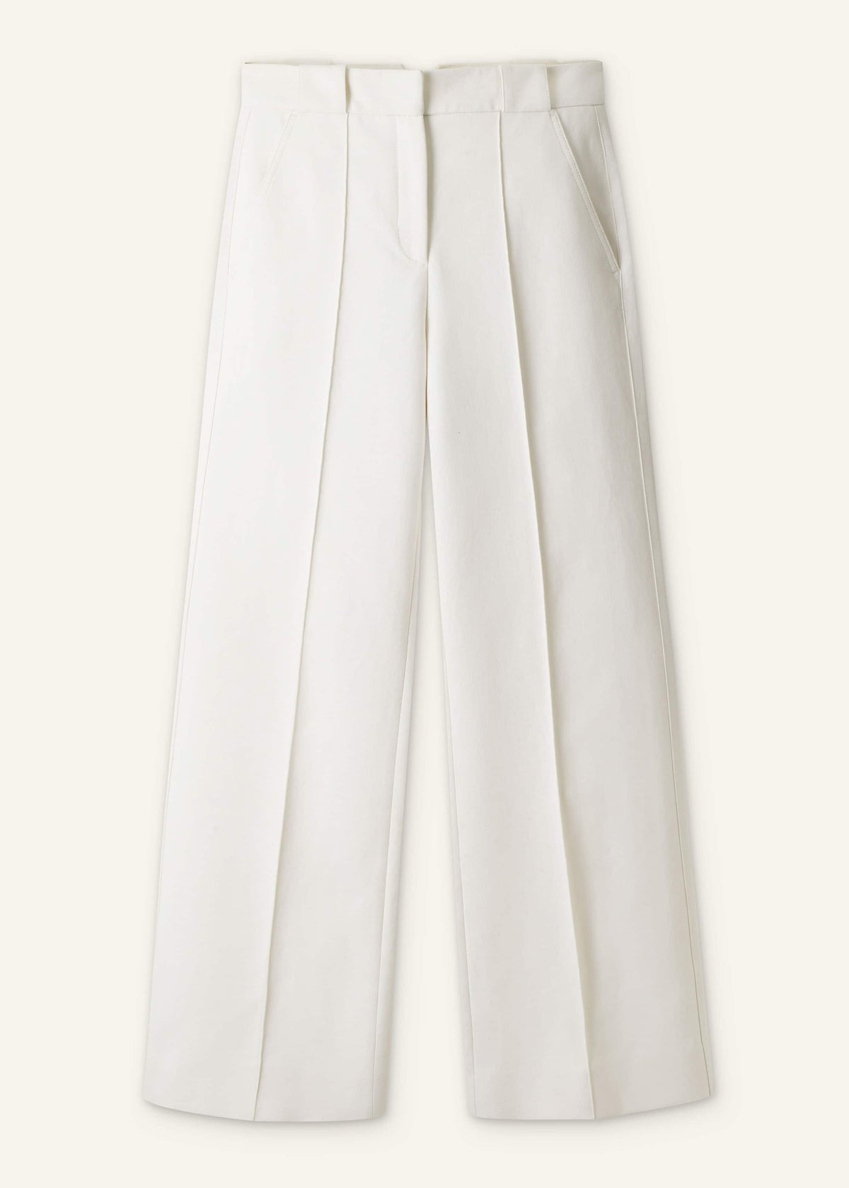 ME+EM Clothing Ivory Everyday Leg Elongator Pant