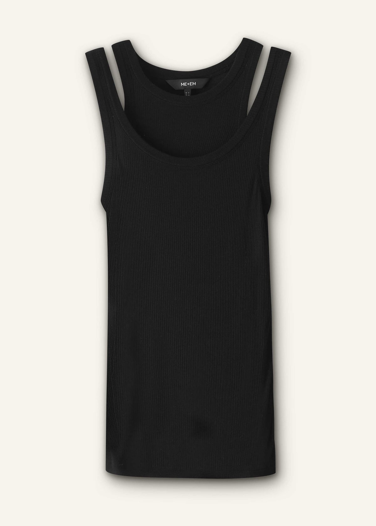 ME+EM Clothing Black 2-in-1 Vest