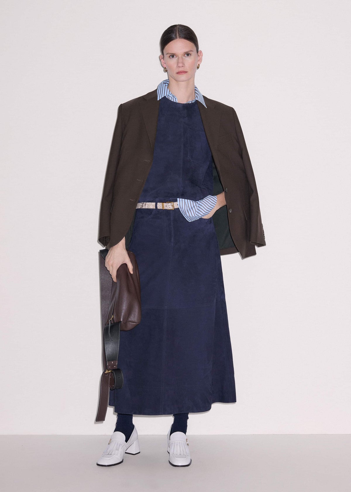 ME+EM Clothing Blue Stripe Relaxed Forever Shirt