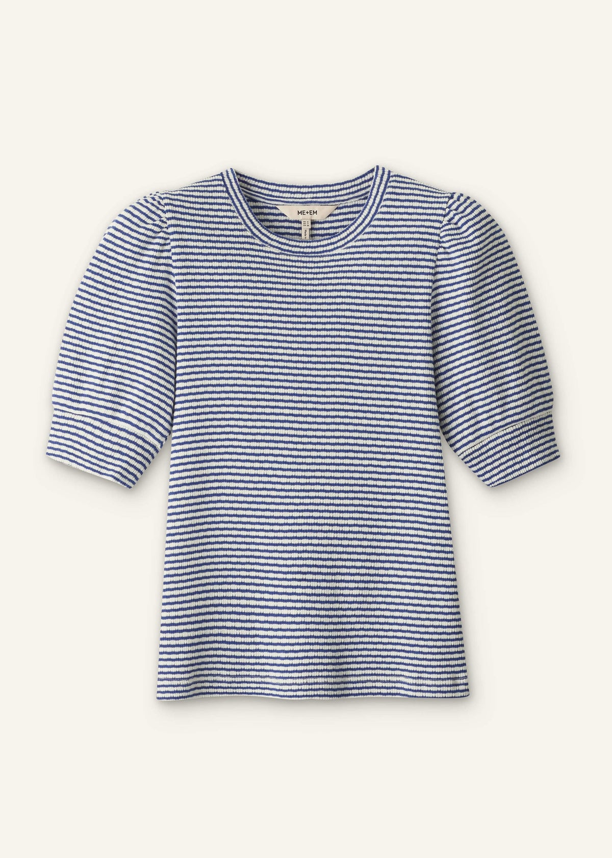 ME+EM Clothing Blue Feminine Sleeve Tee