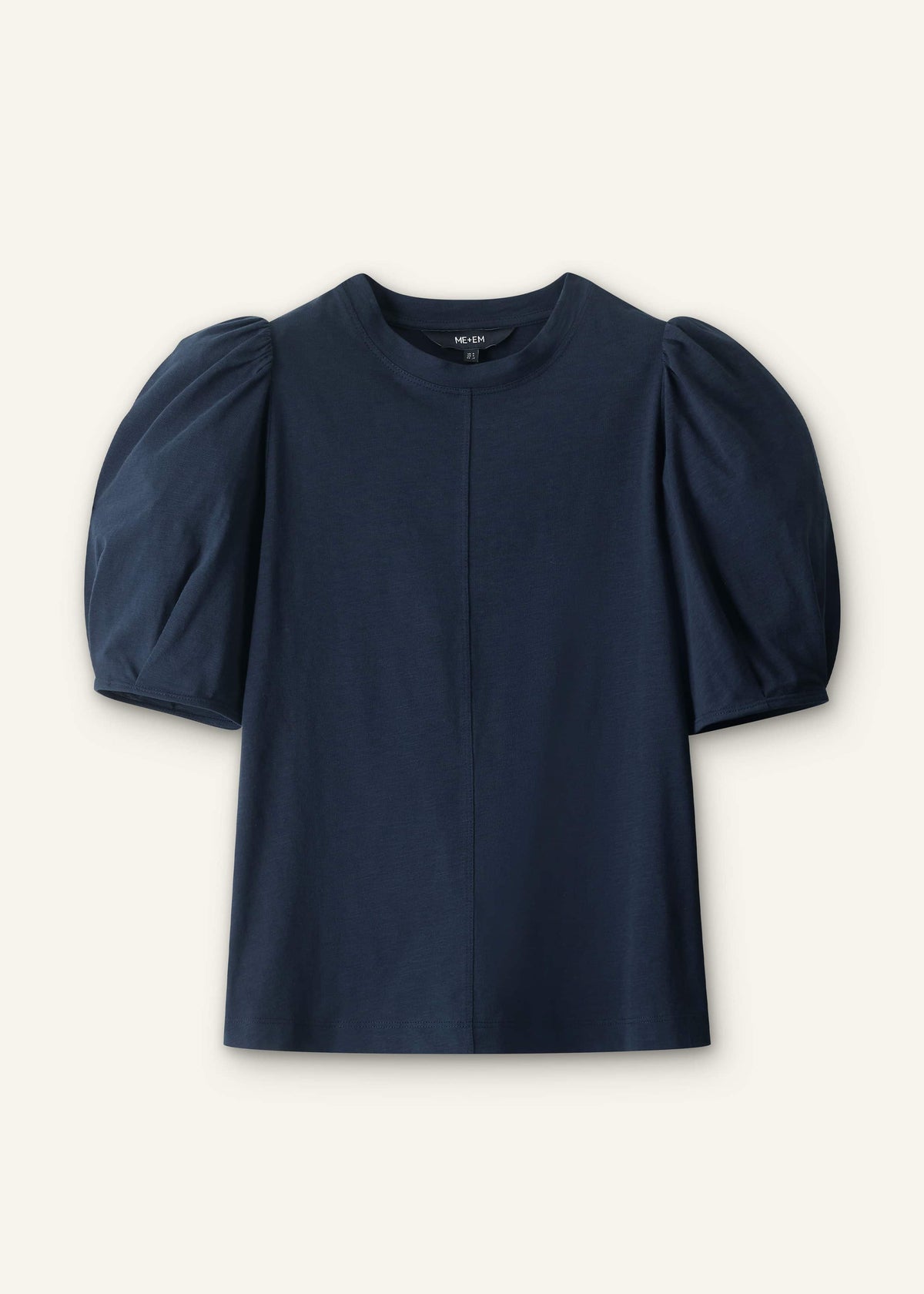 ME+EM Clothing Navy Feminine Sleeve Swing Top