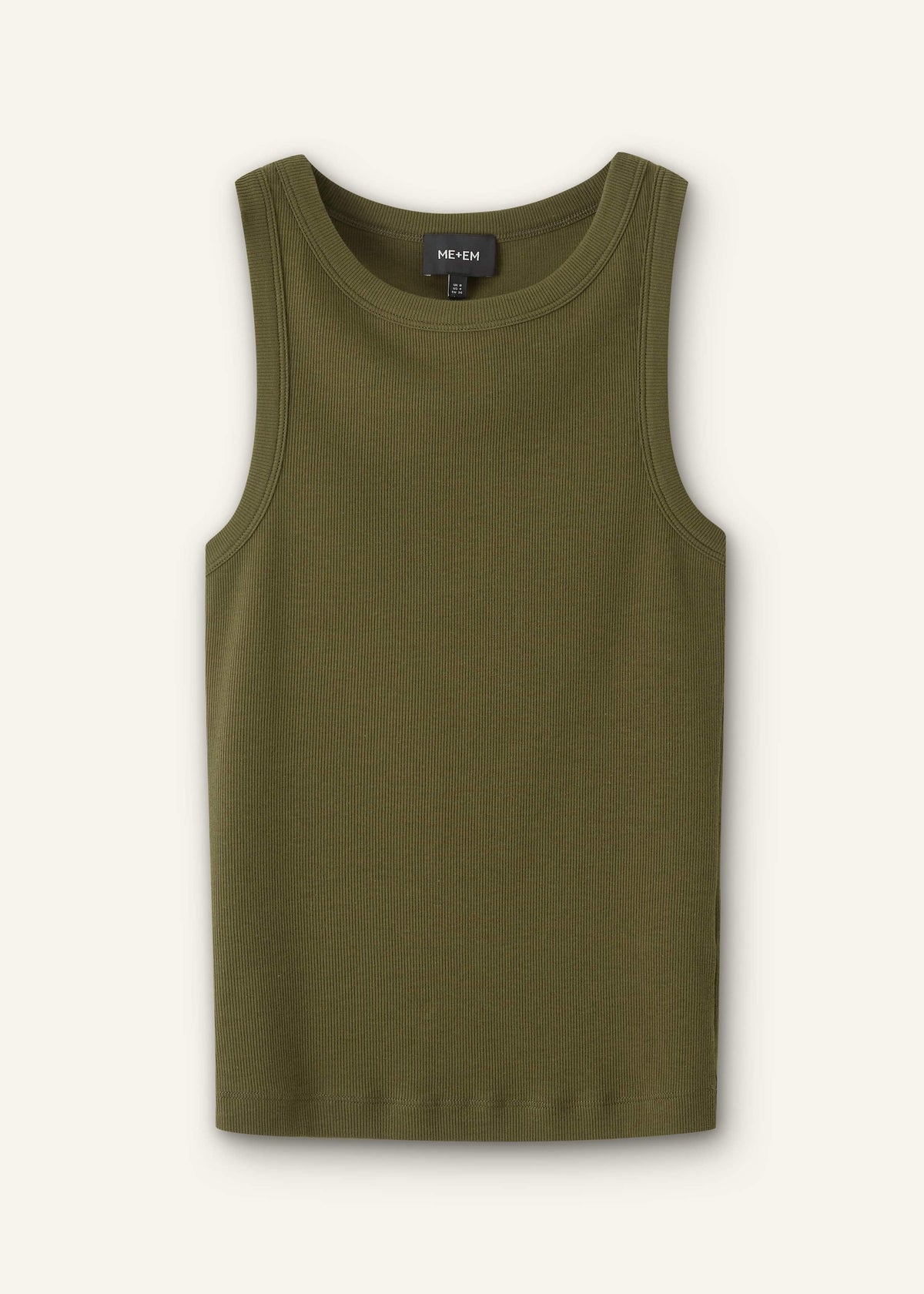 ME+EM Clothing Olive Green Perfect Basic Vest