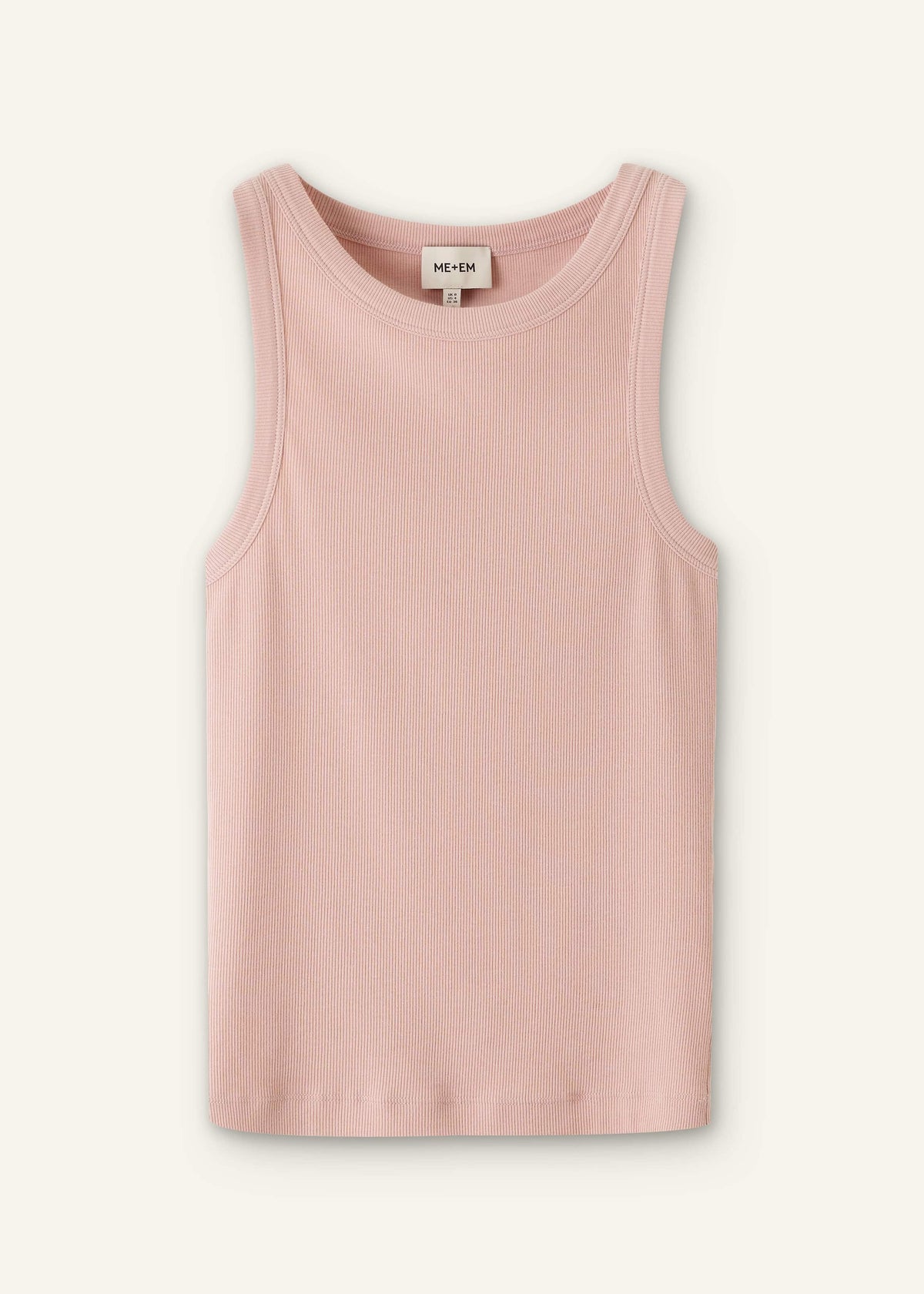 ME+EM Clothing Blush Pink Perfect Basic Vest