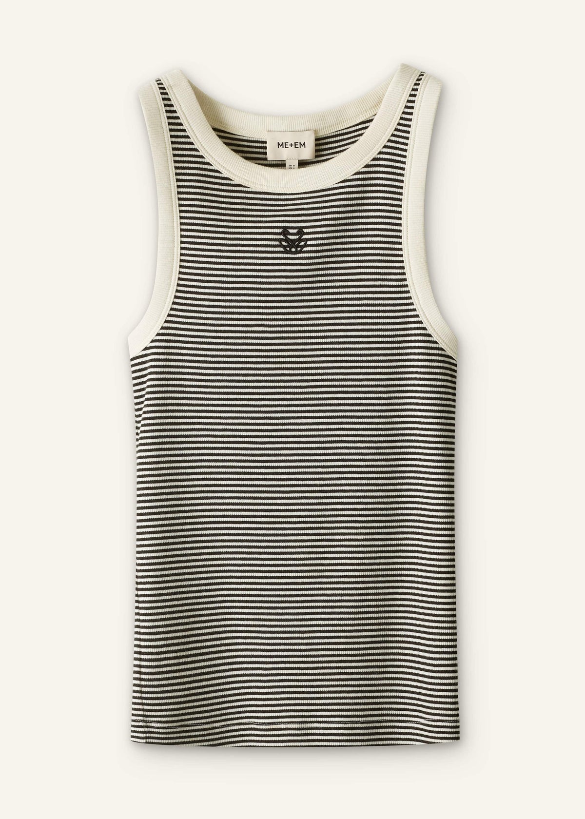 ME+EM Clothing Black Swan Slim Tank Top