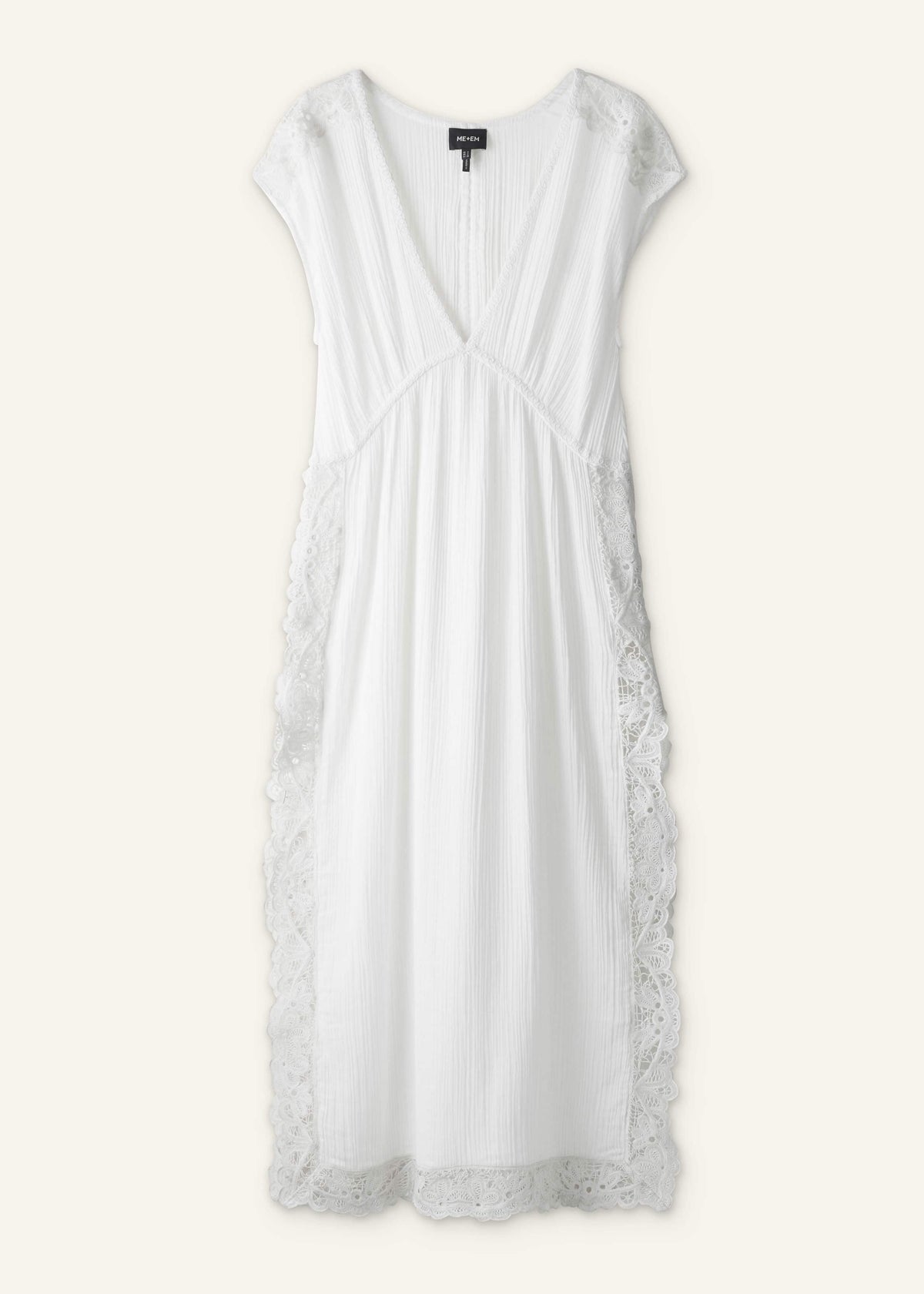 ME+EM Clothing White Maxi Beach Dress