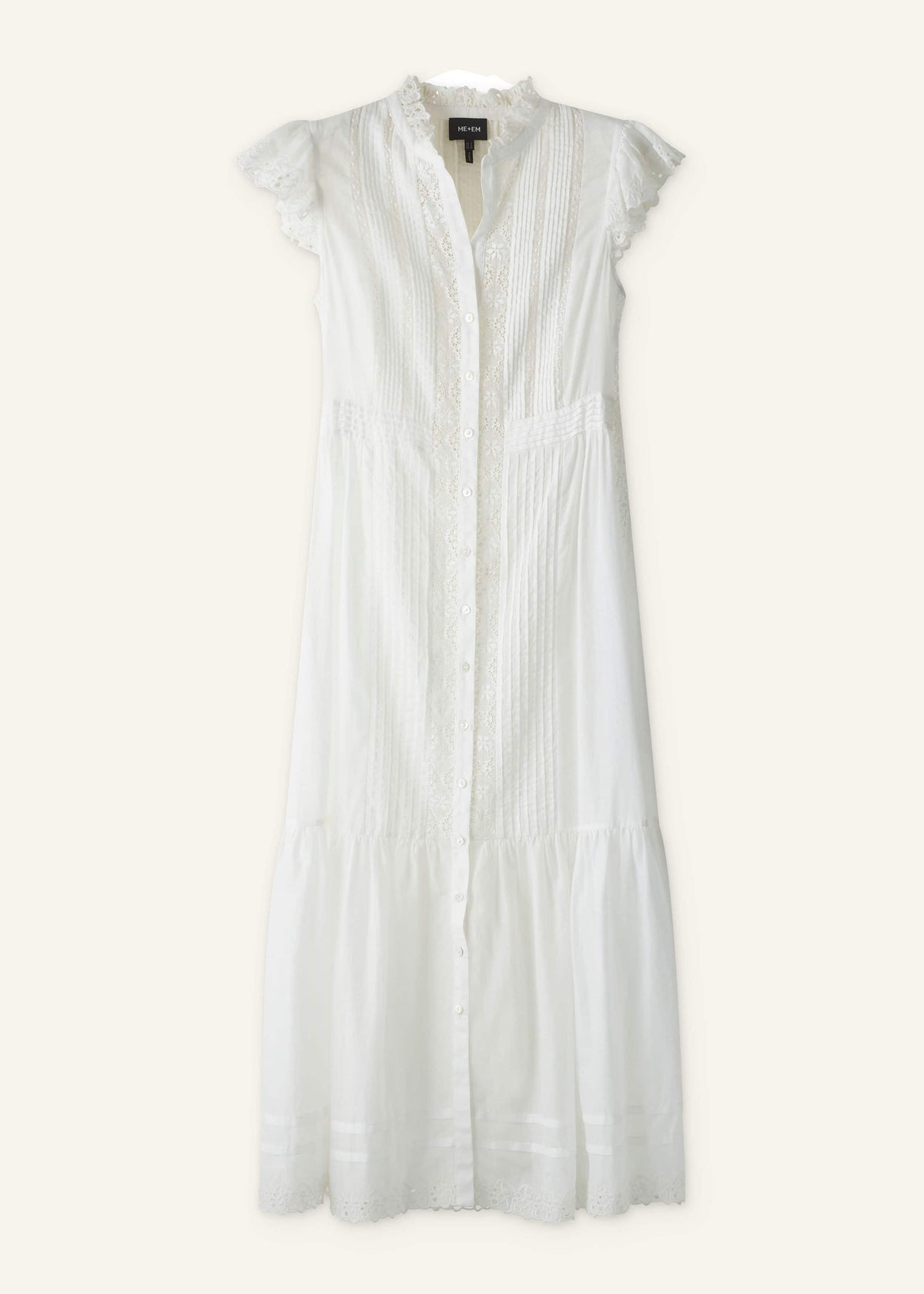 ME+EM Clothing White 2-in-1 Maxi Dress