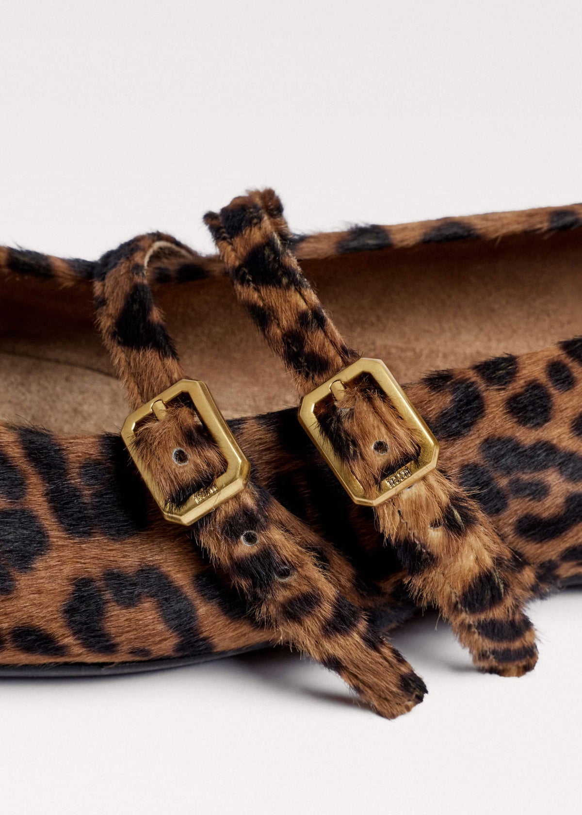 ME+EM Clothing|Accessories Dark Brown Leopard Ballet Flat