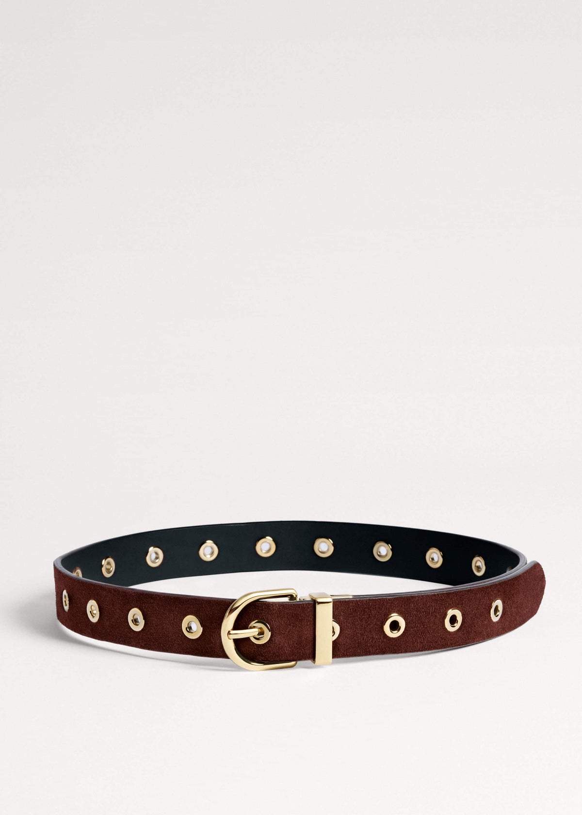 ME+EM Clothing|Accessories Black Reversible Eyelet Belt