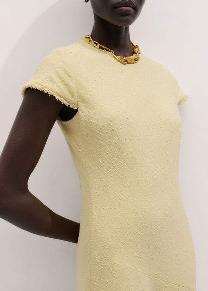 ME+EM Clothing Yellow Bias Cut Maxi Dress