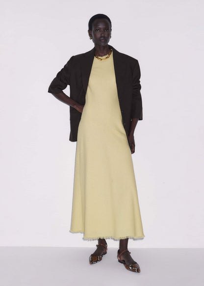 ME+EM Clothing Yellow Bias Cut Maxi Dress