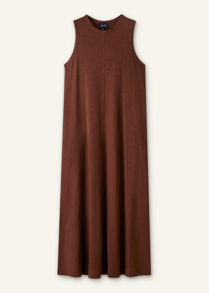 ME+EM Clothing Cinnamon Brown Maxi Swing Dress
