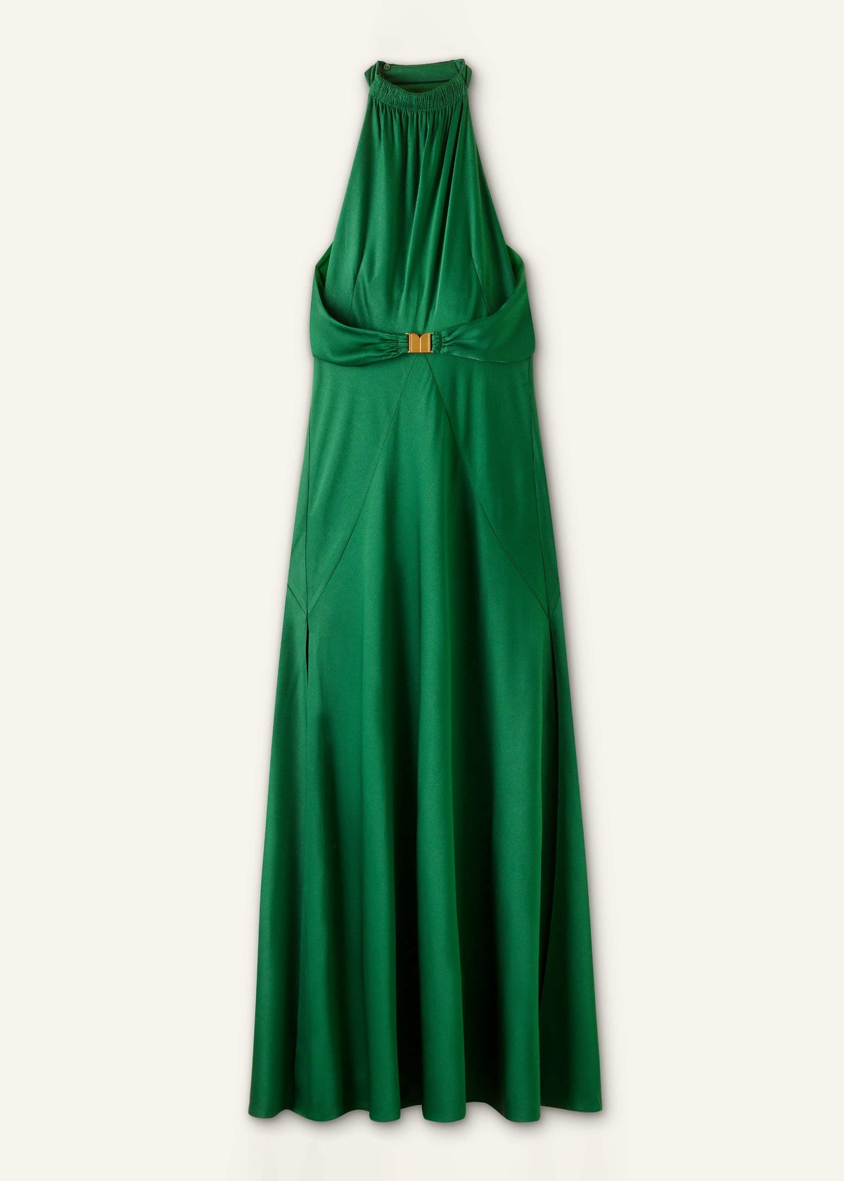 ME+EM Clothing Green Beautifully Draped Full-Length Dress