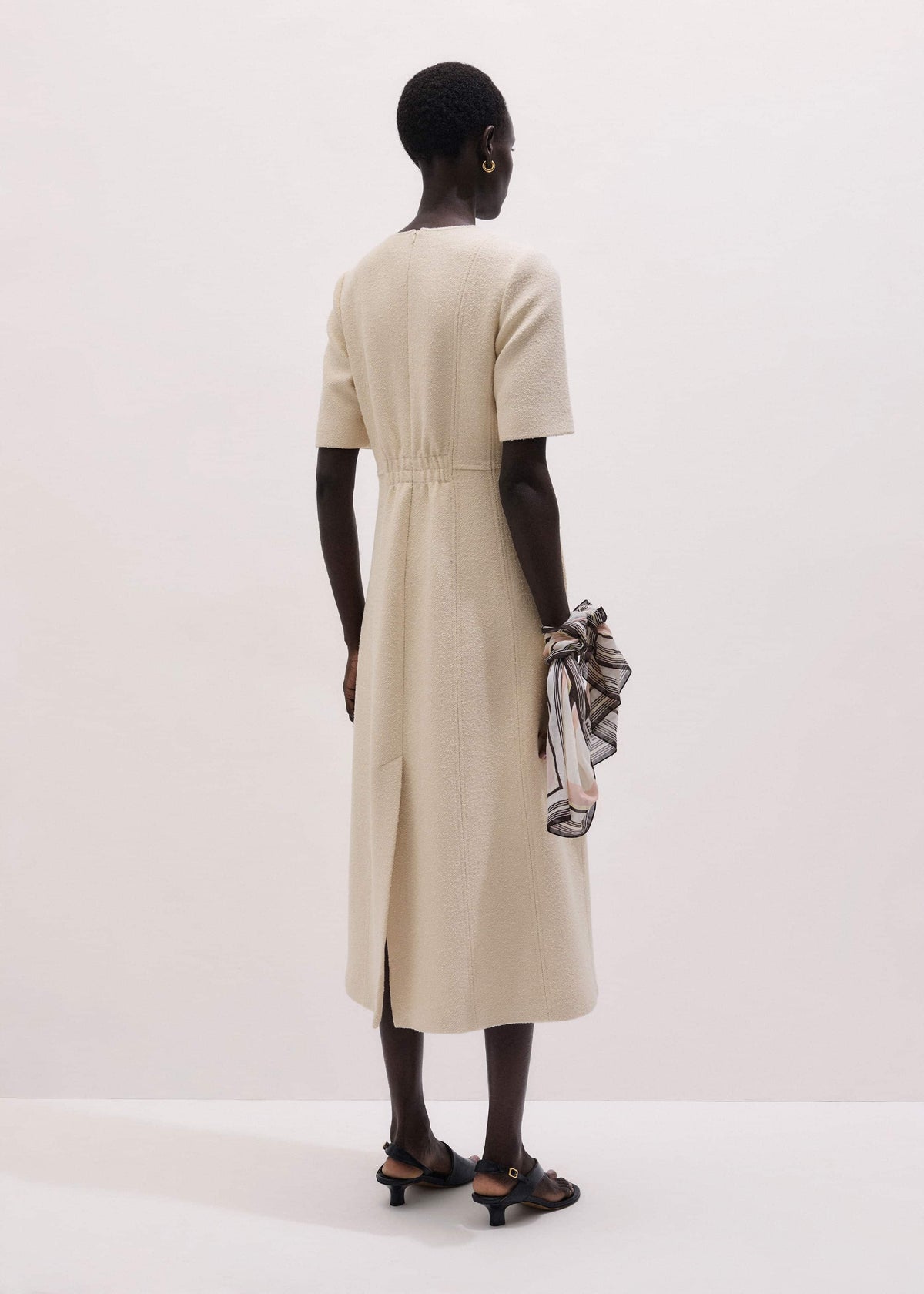 ME+EM Clothing Cream Button Front Maxi Dress