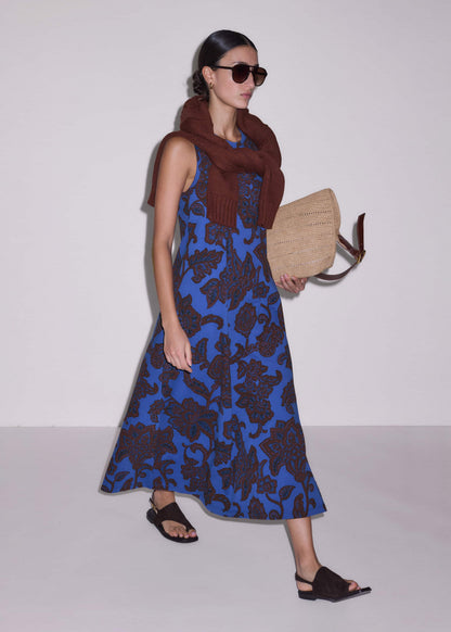 ME+EM Clothing Blue Maxi Swing Dress