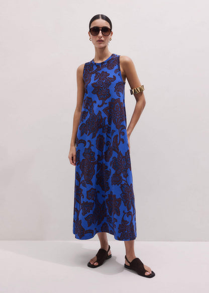 ME+EM Clothing Blue Maxi Swing Dress