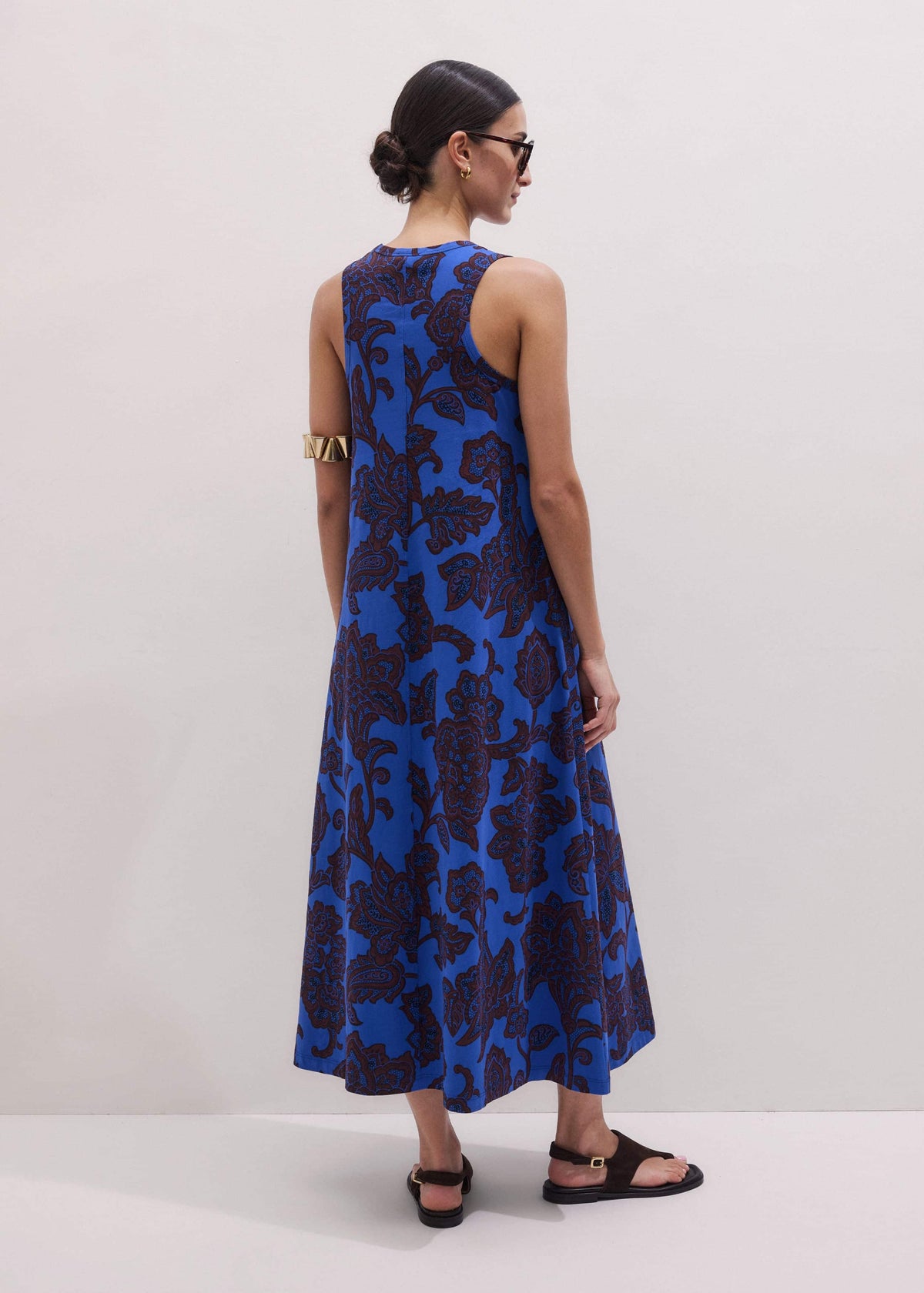 ME+EM Clothing Blue Maxi Swing Dress