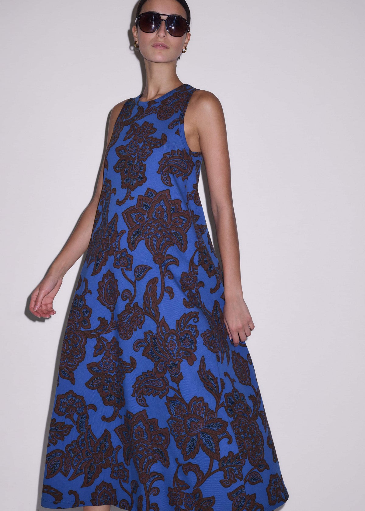 ME+EM Clothing Blue Maxi Swing Dress