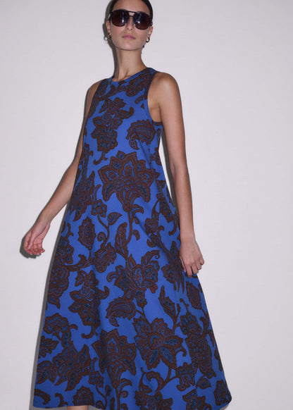 ME+EM Clothing Blue Maxi Swing Dress