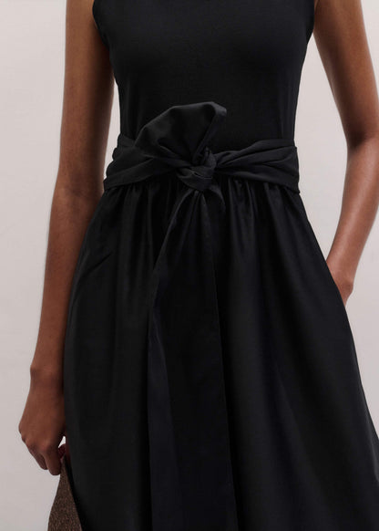 ME+EM Clothing Black Fit + Flare Maxi Dress