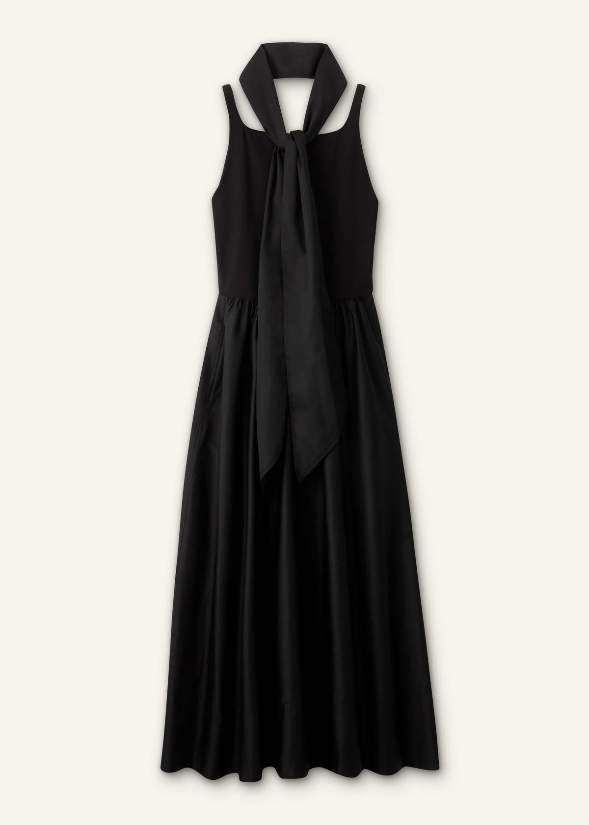 ME+EM Clothing Black Fit + Flare Maxi Dress