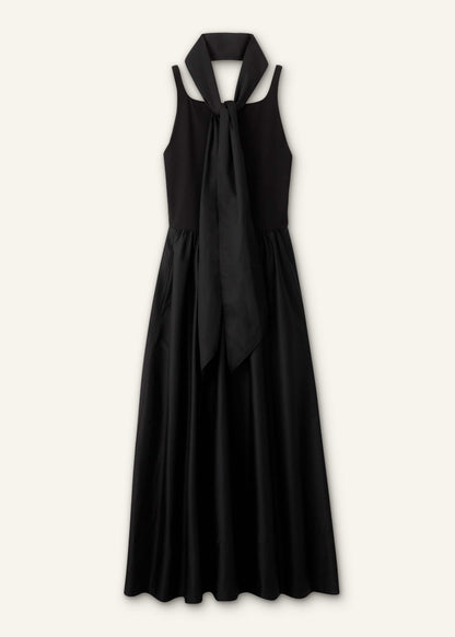 ME+EM Clothing Black Fit + Flare Maxi Dress