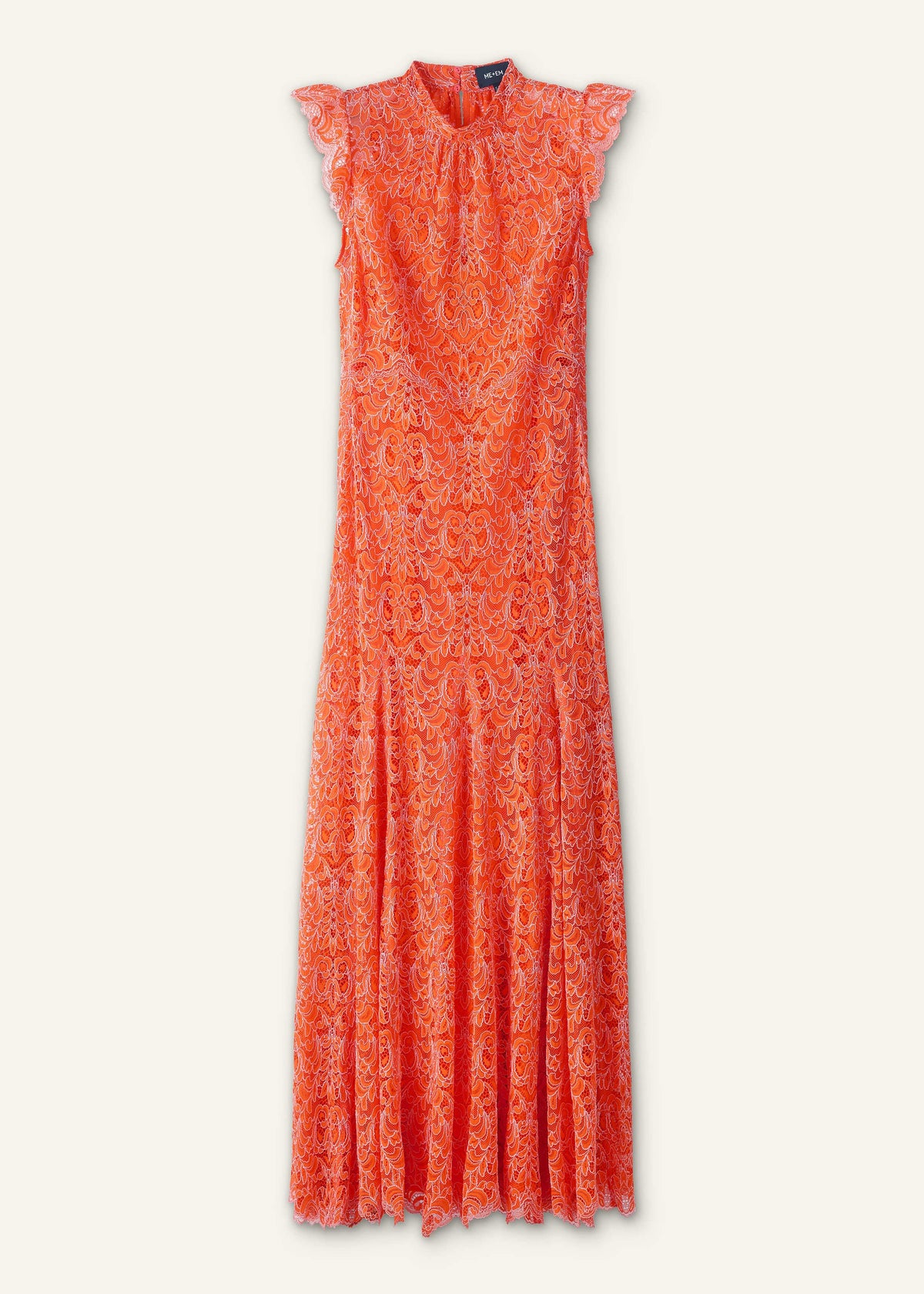 ME+EM Clothing Orange Two Tone Full Length Dress