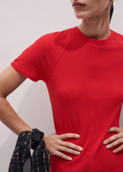 ME+EM Clothing Red Raglan Sleeve Maxi Dress