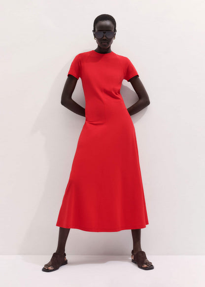 ME+EM Clothing Red Raglan Sleeve Maxi Dress
