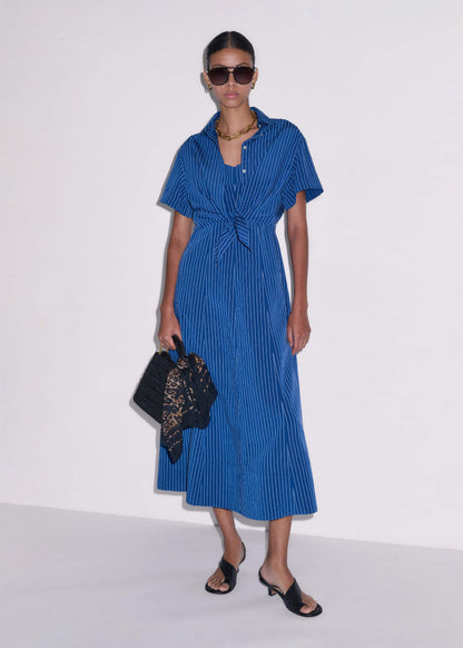 ME+EM Clothing Blue 2-In-1 Fit + Flare Maxi Dress
