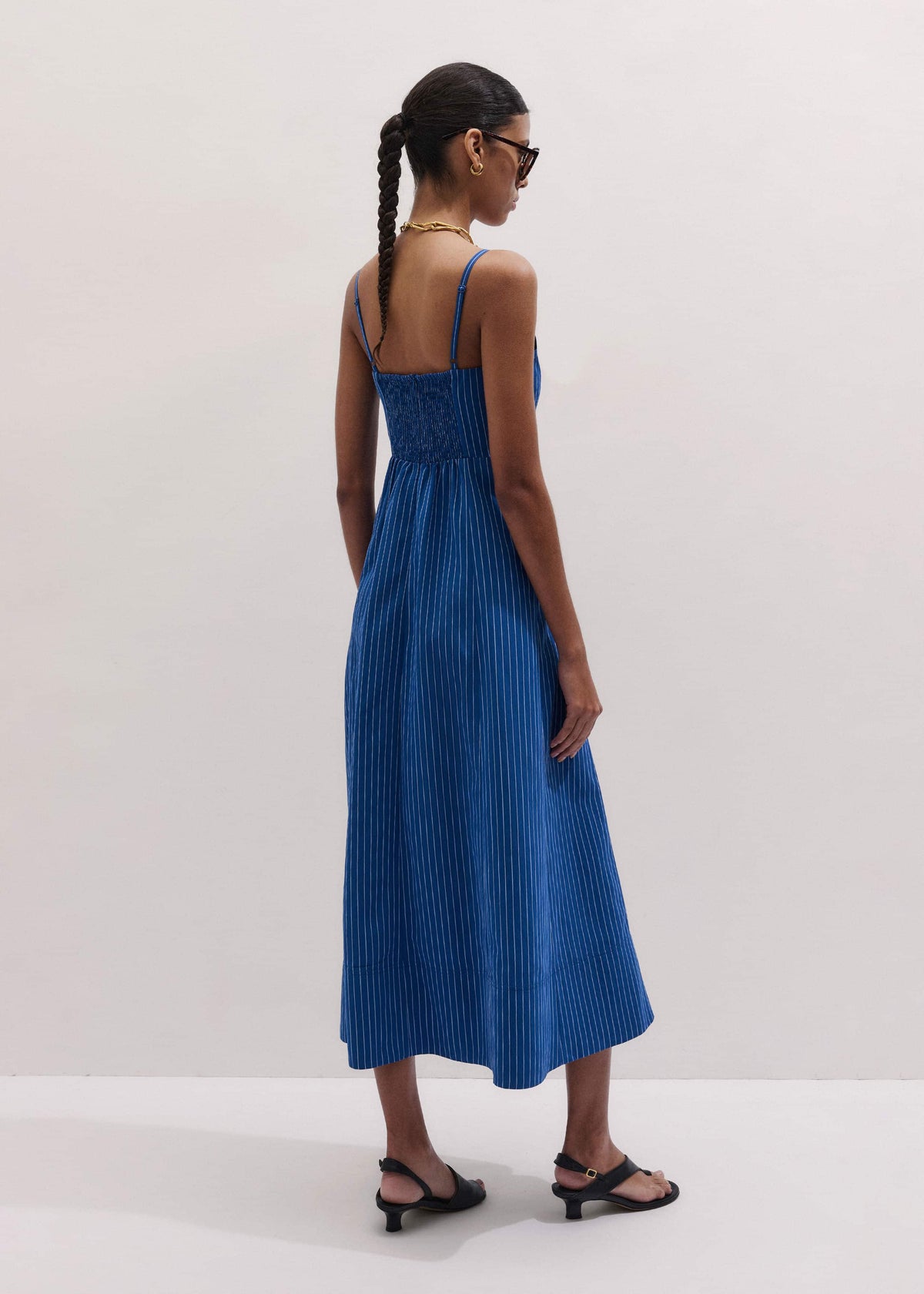 ME+EM Clothing Blue 2-In-1 Fit + Flare Maxi Dress
