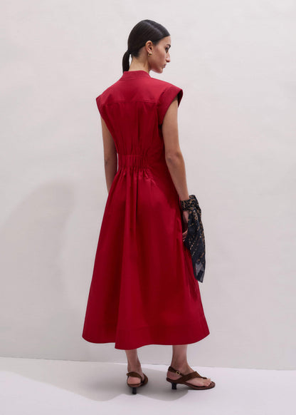 ME+EM Clothing Red Sporty Smart Midi Dress