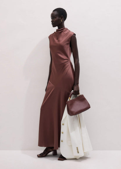 ME+EM Clothing Cinnamon Bias Cut Full Length Dress