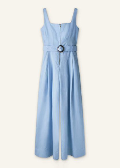 ME+EM Clothing Blue Wide-Leg Jumpsuit