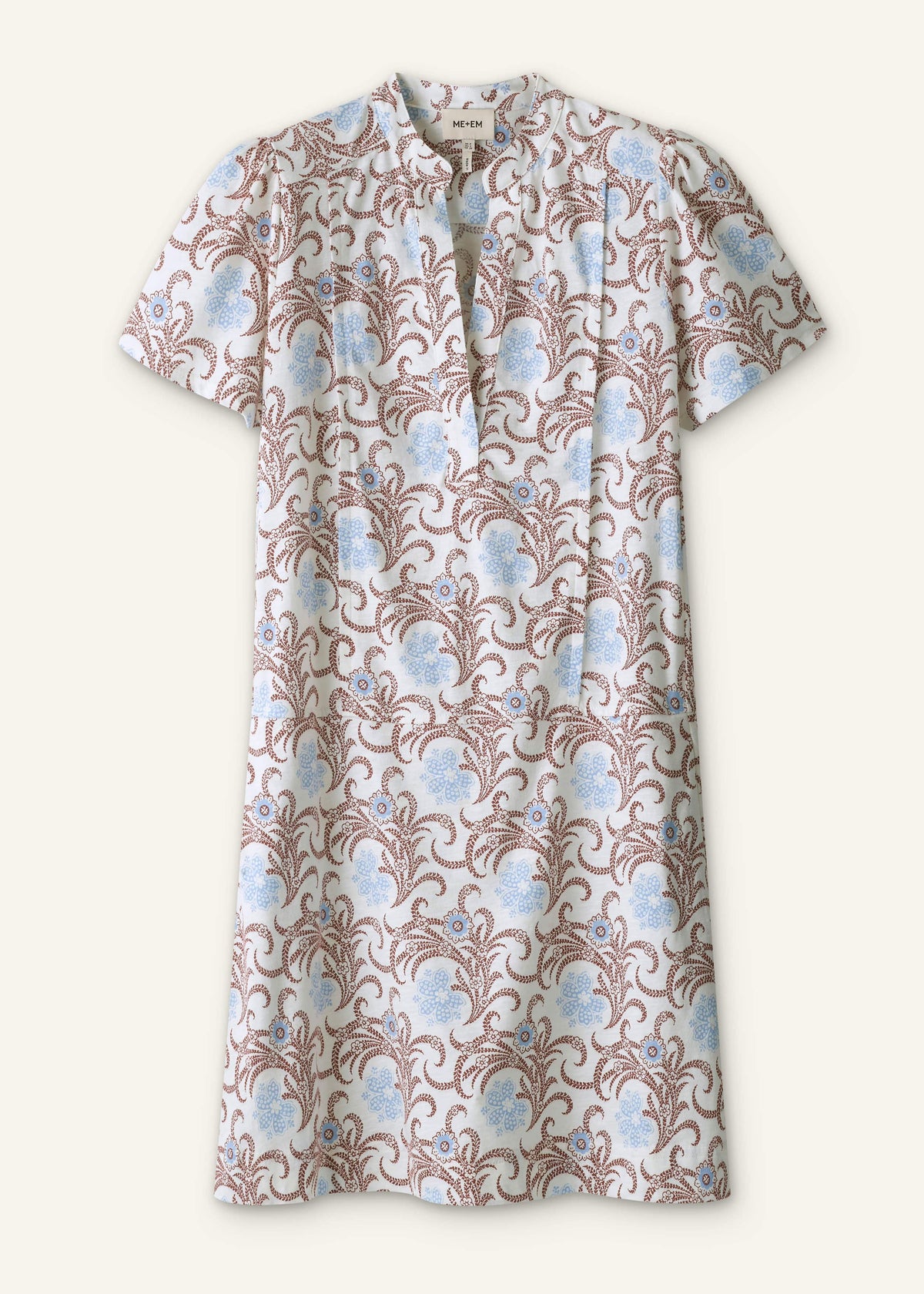 ME+EM Clothing Cream Summer Swing Dress