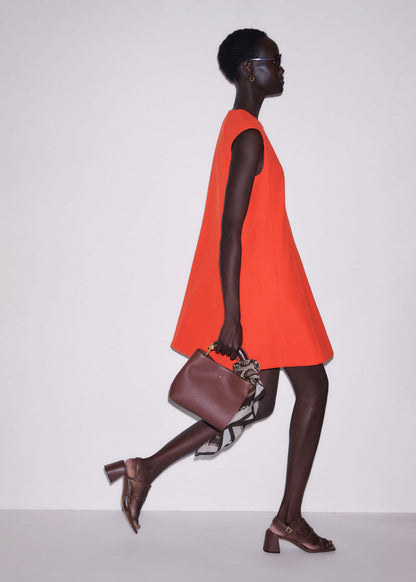 ME+EM Clothing Orange Swing Mini Dress