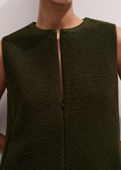 ME+EM Clothing Olive Green Shift Mini Dress