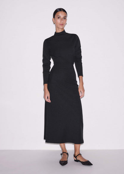 ME+EM Clothing Gray Gathered Maxi Dress