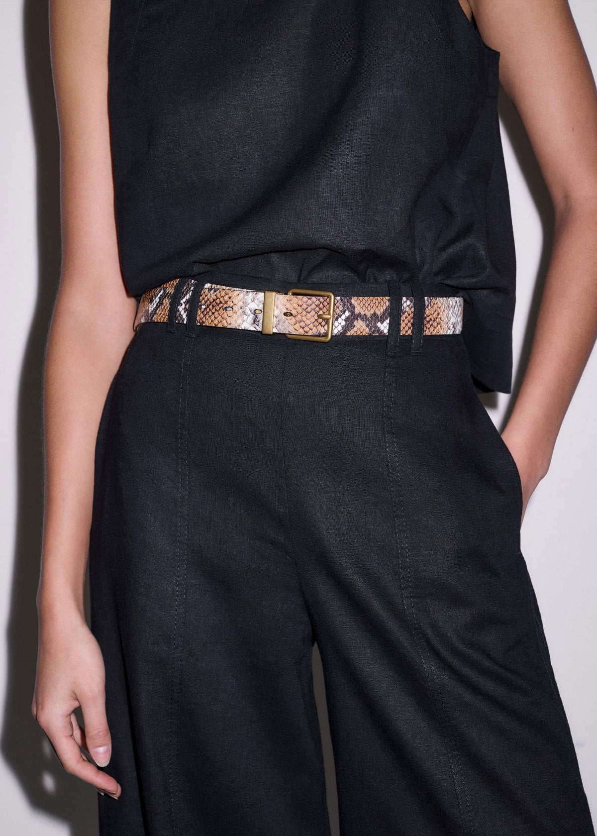 ME+EM Clothing Black Wide-Leg Pant