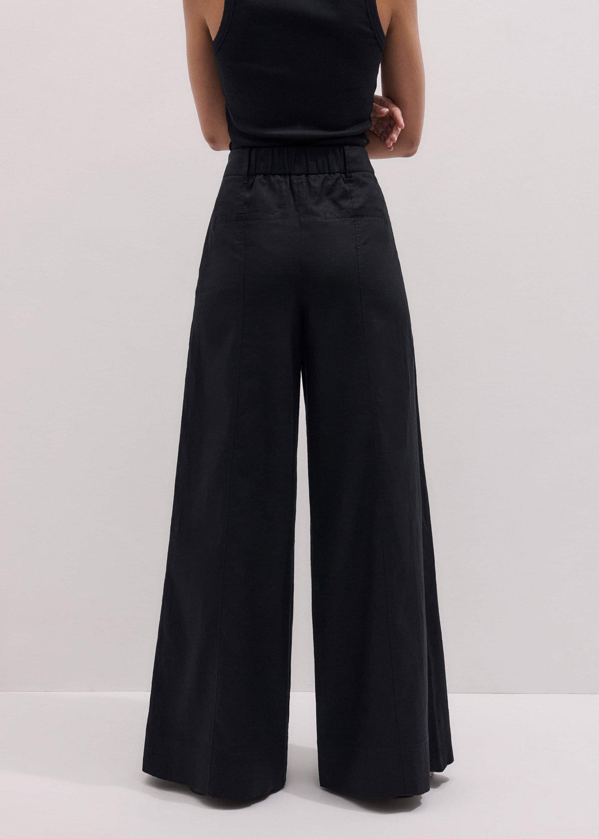 ME+EM Clothing Black Wide-Leg Pant