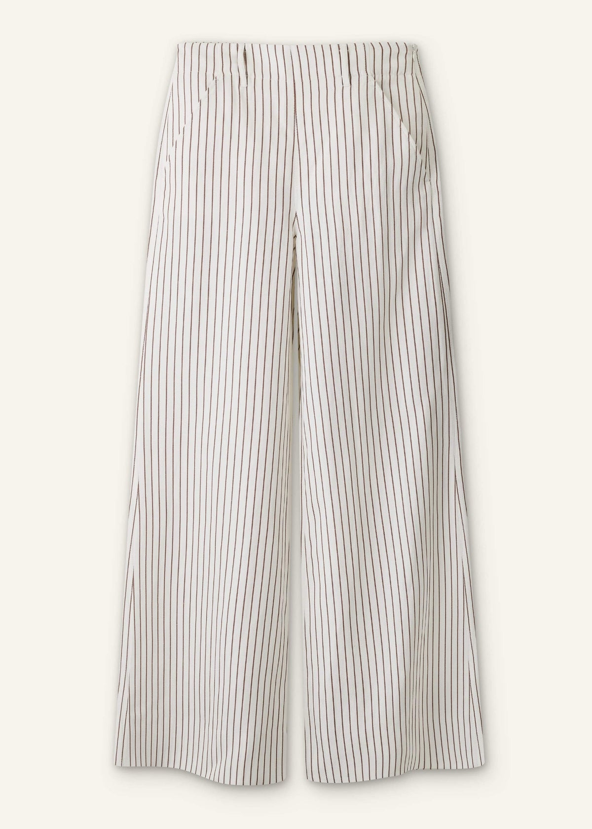 ME+EM Clothing Ivory High Waist Wide Pant